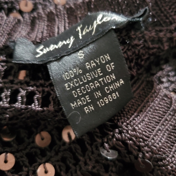 🍒 NWT SUNNY TAYLOR SHRUG - Picture 9 of 12